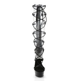 Pleaser DELIGHT-698 Black Patent/Black EU-37 / US-7