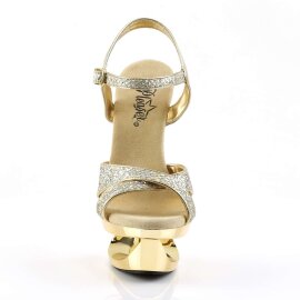 Pleaser ECLIPSE-619G Gold Multi Glitter/Gold Chrome EU-35...