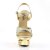 Pleaser ECLIPSE-619G Gold Multi Glitter/Gold Chrome EU-39 / US-9