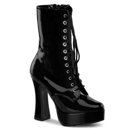 Pleaser ELECTRA-1020 Black Patent/Black EU-37 / US-7