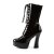 Pleaser ELECTRA-1020 Black Patent/Black EU-38 / US-8