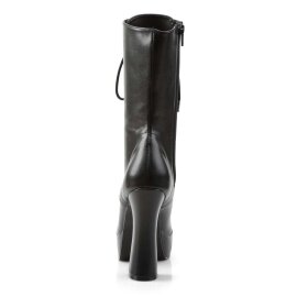 Pleaser ELECTRA-1020 Black Faux Leather/Black Matte EU-40 / US-10