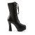 Pleaser ELECTRA-1020 Black Faux Leather/Black Matte EU-37 / US-7