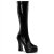 Pleaser ELECTRA-2000Z Black Stretch Patent EU-42 / US-12