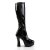 Pleaser ELECTRA-2000Z Black Stretch Patent EU-39 / US-9