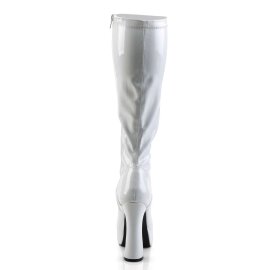 Pleaser ELECTRA-2000Z White Stretch Patent EU-41 / US-11