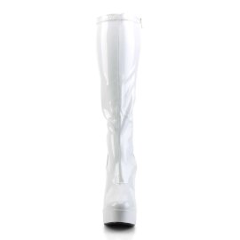 Pleaser ELECTRA-2000Z White Stretch Patent EU-42 / US-12