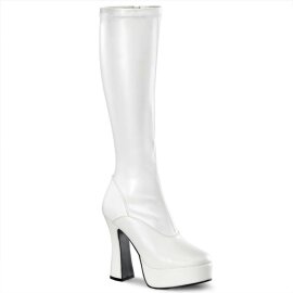 Pleaser ELECTRA-2000Z White Stretch Faux Leather EU-38 /...