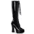 Pleaser ELECTRA-2020 Black Patent EU-40 / US-10