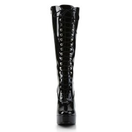 Pleaser ELECTRA-2020 Black Patent EU-38 / US-8