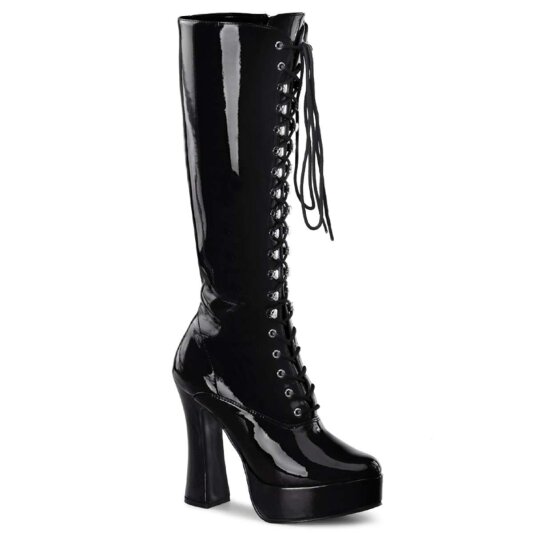 Pleaser ELECTRA-2020 Black Patent EU-39 / US-9