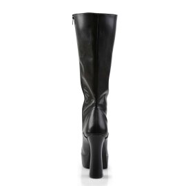 Pleaser ELECTRA-2020 Black Faux Leather EU-36 / US-6