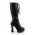 Pleaser ELECTRA-2020 Black Faux Leather EU-36 / US-6