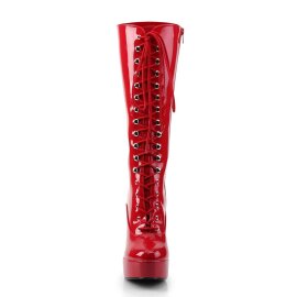 Pleaser ELECTRA-2020 Red Patent EU-38 / US-8