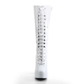 Pleaser ELECTRA-2020 White Patent EU-37 / US-7