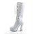Pleaser ELECTRA-2020 White Patent EU-37 / US-7