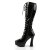 Pleaser ELECTRA-2023 Black Stretch Patent EU-37 / US-7