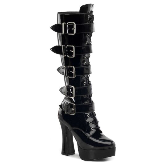 Pleaser ELECTRA-2042 Black Patent EU-40 / US-10