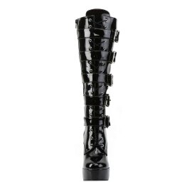 Pleaser ELECTRA-2042 Black Patent EU-37 / US-7