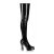 Pleaser ELECTRA-3000Z Black Stretch Patent EU-41 / US-11