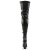 Pleaser ELECTRA-3000Z Black Stretch Faux Leather EU-36 / US-6