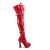 Pleaser ELECTRA-3028 Red Stretch Patent EU-38 / US-8