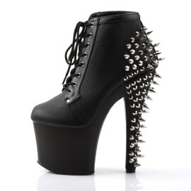 Pleaser FEARLESS-700-28 Black Faux Leather/Black Matte EU-37 / US-7