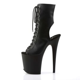 Pleaser FLAMINGO-1016 Black Faux Leather/Black Matte EU-35 / US-5