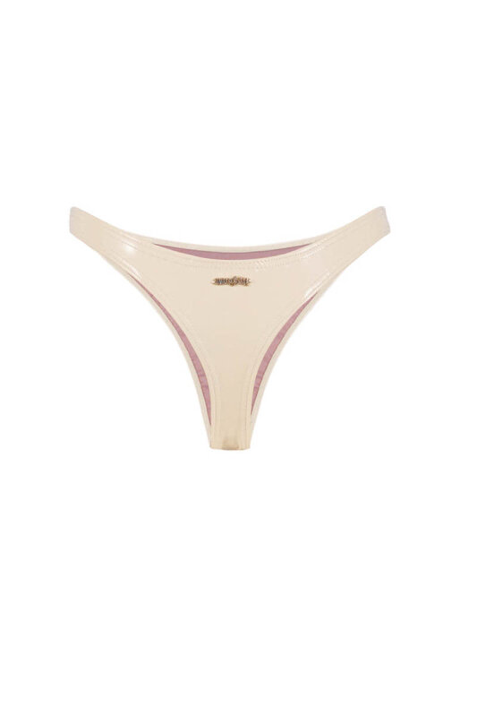 Naughty Thoughts Thong Sinner Vinyl Cream XL