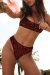 Rolling Shorts Vento Sequin Bordeaux