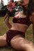 Rolling Shorts Vento Sequin Bordeaux 2XL