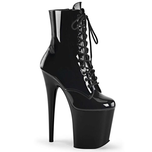Pleaser FLAMINGO-1020 Black Patent/Black EU-35 / US-5