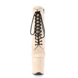 Pleaser FLAMINGO-1020FS Beige Faux Suede/Beige Faux Suede EU-35 / US-5