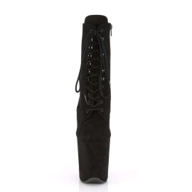 Pleaser FLAMINGO-1020FS Black Faux Suede/Black Faux Suede EU-40 / US-10