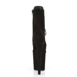 Pleaser FLAMINGO-1020FS Black Faux Suede/Black Faux Suede EU-37 / US-7