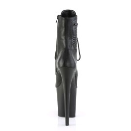 Pleaser FLAMINGO-1020PK Black Faux Leather/Black Matte EU-35 / US-5