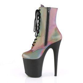 Pleaser FLAMINGO-1020REFL Rainbow Reflective/Black Matte EU-35 / US-5