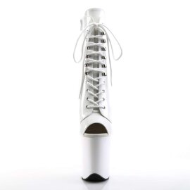 Pleaser FLAMINGO-1021 White Patent/White EU-35 / US-5