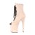 Pleaser FLAMINGO-1021FS Beige Faux Suede/Beige Faux Suede EU-37 / US-7