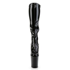 Pleaser FLAMINGO-2000 Black Stretch Patent/Black EU-37 /...