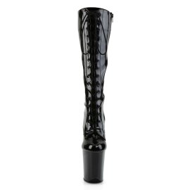 Pleaser FLAMINGO-2023 Black Stretch Patent/Black EU-37 /...