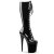 Pleaser FLAMINGO-2023 Black Stretch Patent/Black EU-37 / US-7