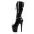 Pleaser FLAMINGO-2023 Black Stretch Patent/Black EU-38 / US-8
