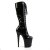 Pleaser FLAMINGO-2023 Black Stretch Patent/Black EU-38 / US-8