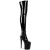 Pleaser FLAMINGO-3000 Black Stretch Patent/Black EU-38 / US-8