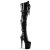 Pleaser FLAMINGO-3028 Black Stretch Patent/Black EU-37 / US-7