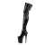 Pleaser FLAMINGO-3050 Black Stretch Patent/Black EU-37 / US-7
