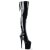 Pleaser FLAMINGO-3063 Black Stretch Patent/Black EU-38 / US-8