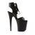 Pleaser FLAMINGO-800-14 Black Faux Leather/Black Matte EU-38 / US-8