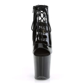 Pleaser FLAMINGO-800-20 Black Patent/Black EU-35 / US-5
